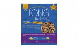 Long & Short Junior High Fibre Pasta For Kids Powered With 100% Durum Wheat Semolina  Box  250 grams